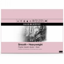 Daler Rowney Smooth Heavyweight Pad A2 220gsm Daler Rowney Smooth Heavyweight Pad A2 220gsm