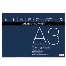 Daler Rowney Tracing Pad A3 90gsm Daler Rowney Tracing Pad A3 90gsm