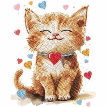 Diamond Dotz - Stretched Canvas 20x25cm - Darling Kitty
