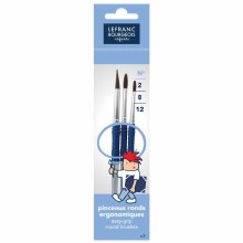 Lefranc & Bourgeois Enfants - Easy Grip Pony Brush Set 3 pcs