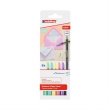 Edding 1200 Colour Pastel Pens - 6pcs