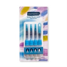 Elements Push Button Waterbrush Pack of 4
