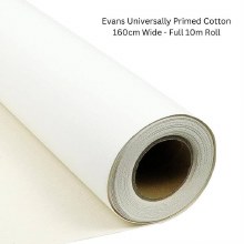 Evans Universally Primed Cotton - 160cm Wide - Full 10m Roll