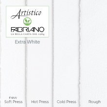 Fabriano Artistico Extra White Cold Pressed/NOT 56x76cm 300gsm (Min 3 Sheets)
