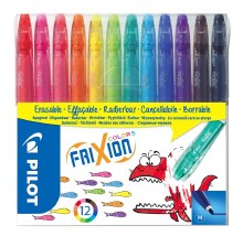 Additional picture of Pilot Frixion Erasable Pens Set Assorted Colours 12pk