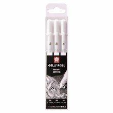 Gelly Roll Set of 3 White Gelly Roll Set of 3 White