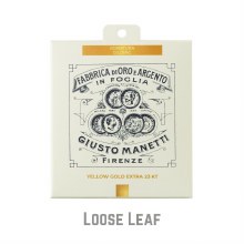 Gold Leaf Genuine 23kt- Loose 25 Leaves Gold Leaf Genuine 23kt- Loose 25 Leaves