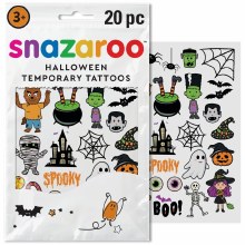 Additional picture of Snazaroo Halloween Temporary Tattoos - 20pcs A