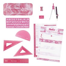 Additional picture of Helix Marble Maths Set Pink
