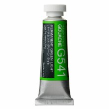 Holbein 15ml Artist Gouache G541 - Permanent Green Light