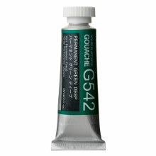 Holbein 15ml Artist Gouache G542 - Permanent Green Deep