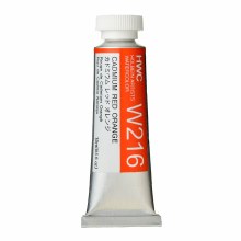 Holbein 15ml Artist Watercolour W216 - Cadmium Red Orange