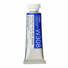 Holbein 15ml Artist Watercolour W308 - Phthalo Blue Red Shade