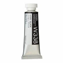 Holbein 15ml Artist Watercolour W338 - Ivory Black