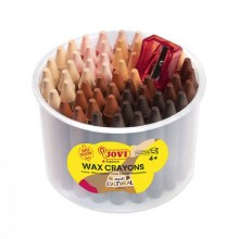Jovi Jumbo Crayons 60pcs Multicultural