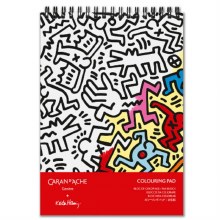 Keith Haring Special Edition - Caran D'Ache - A5 Colouring Pad