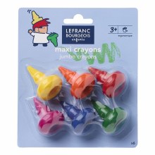 LB Enfants Maxi Crayons - 6 Pk