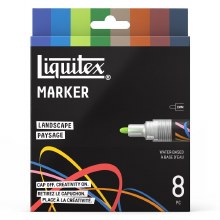 Liquitex Landscape Marker Set - 8pcs x 2mm
