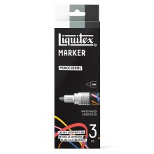 Liquitex Monochrome Marker Set - 3pcs x 2mm