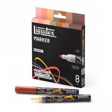 Lqiuitex Portrait Marker Set 8 Pack - 8x2mm