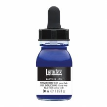 Liquitex 30ml Ink - Phthalo Blue Green Shade Liquitex 30ml Ink - Phthalo Blue Green Shade