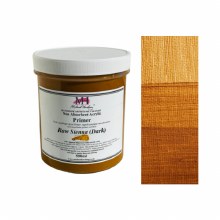 Michael Harding 500ml Non Absorbent Acrylic Primer - Raw Sienna Dark