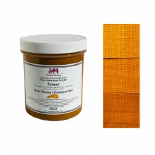 Michael Harding 500ml Non Absorbent Acrylic Primer - Raw Sienna Transparent Michael Harding 500ml Non Absorbent Acrylic Primer - Raw Sienna Transparent