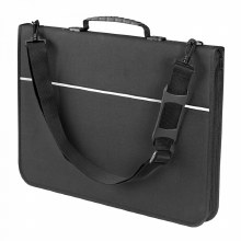 Additional picture of Mapac A4 Portfolio - Strong Rings and Shoulder Strap