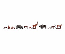 Model Figures Set of 12 Forest Animals