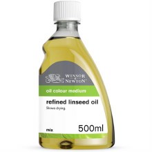 Winsor & Newton Refined Linseed Oil 500ML Winsor & Newton Refined Linseed Oil 500ML