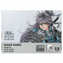 Additional picture of Winsor & Newton - Promarker Mixed Media Manga Set