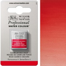 W&N Professional Watercolour Half Pan Cadmium Red Deep