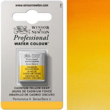 W&N Professional Watercolour Half Pan Cadmium Yellow Deep