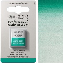 W&N Professional Watercolour Half Pan Cobalt Green