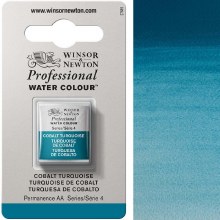 W&N Professional Watercolour Half Pan Cobalt Turquoise