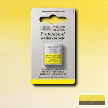 W&N Professional Watercolour Half Pan Lemon Yellow Deep W&N Professional Watercolour Half Pan Lemon Yellow Deep