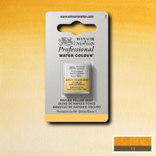W&N Professional Watercolour Half Pan Naples Yellow Deep W&N Professional Watercolour Half Pan Naples Yellow Deep