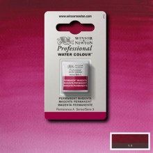 W&N Professional Watercolour Half Pan Permanent Magenta
