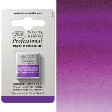 W&N Professional Watercolour Half Pan Quinacridone Violet