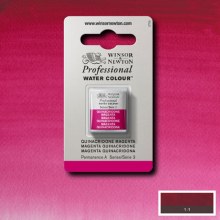 W&N Professional Watercolour Half Pan Quinacridone Magenta