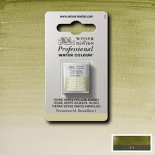 W&N Professional Watercolour Half Pan Terre Verte Yellow Shade