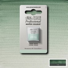 W&N Professional Watercolour Half Pan Terre Verte