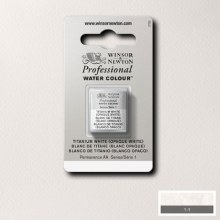 W&N Professional Watercolour Half Pan Titanium White (Opaque) W&N Professional Watercolour Half Pan Titanium White (Opaque)