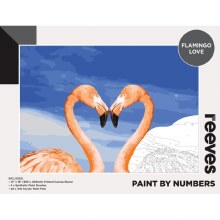 Paint by Numbers Flamingo Love Paint by Numbers Flamingo Love