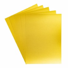 Crafter's Companion Peal Metallic A4 Card 10 Sheets - Solar Gold