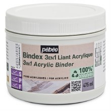 Pebeo Studio Green - Bindex 3 in 1 Acrylic Binder 475ml