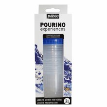 Additional picture of Pebeo Measuring Cups with Lids Set of 5 x 120ml