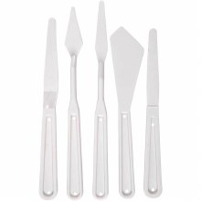 Plastic Palette Knife - Set of 5