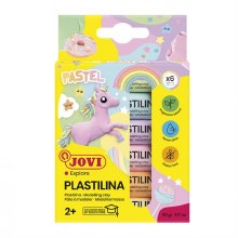Jovi Plastillina Box - Pastel Colours - 6pcs x 15g