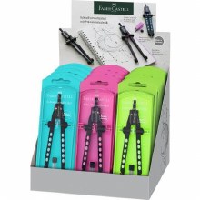 Additional picture of Faber-Castell Neon Quick-Set Compass - Each